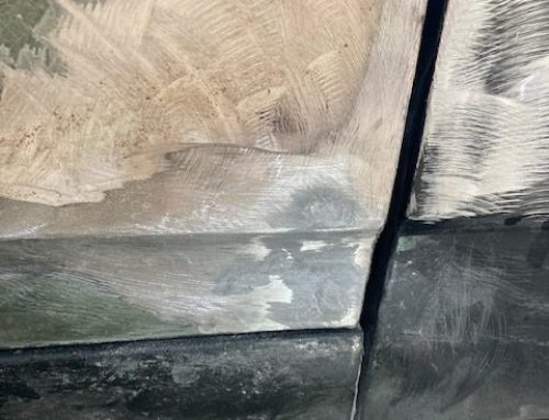Patching small rust holes in passenger door with JB weld