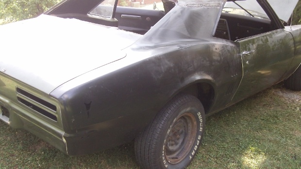 How to replace a rear quarter panel for car restorations and the 68 Pontiac Firebird.